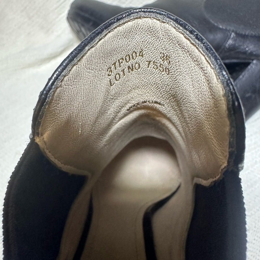 Prada Black Leather Ankle Boots - Picture 13 of 15